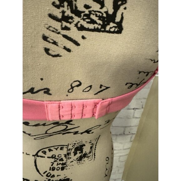 Victoria's Secret Bra 34DD Body By Victoria Unlined Demi Pink‎ Lace Lingerie - Picture 6 of 9